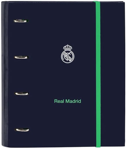 Safta Real Madrid 2nd Kit 25/26 A4 100 Sheets 4 512557666 Ringband Transparant Kinderen