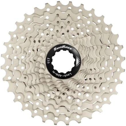 Cassette 9-speed Sunrace CSR91 11-28T - Zilver