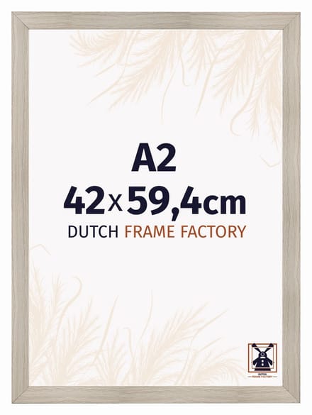 Fotolijst A2 42x59,4 cm - MDF - Eiken Licht - Praag