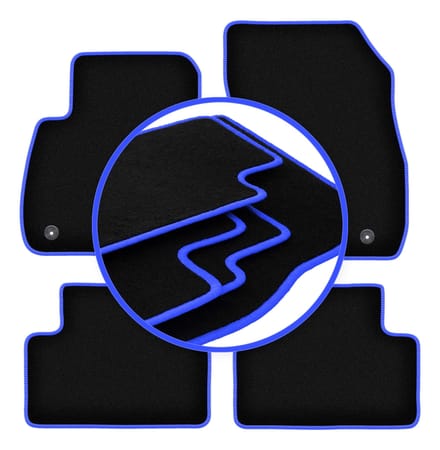 CARLUX-BLUE automatten voor: Opel Zafira C minivan (2012-2018)