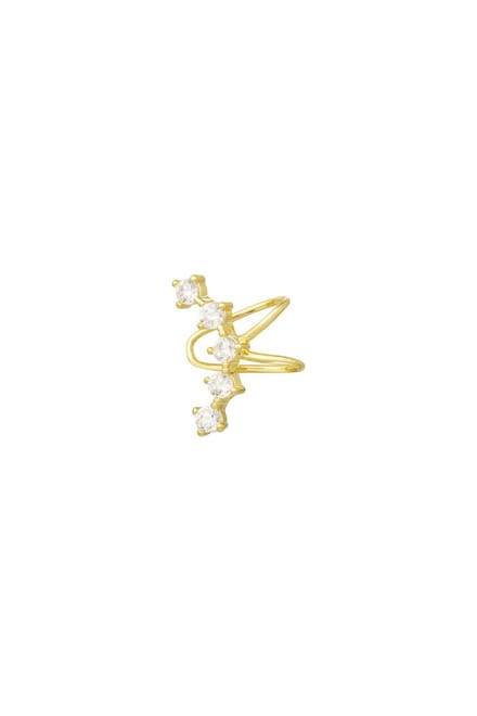 Bijoutheek Earcuff 5 Stones Goud