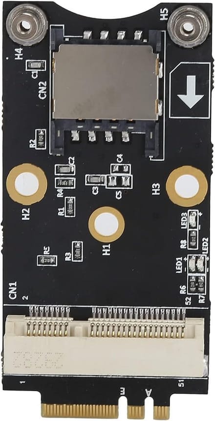 M.2 Key A/E naar Mini PCI-E Adapter voor 2230 WiFi/4G Modules