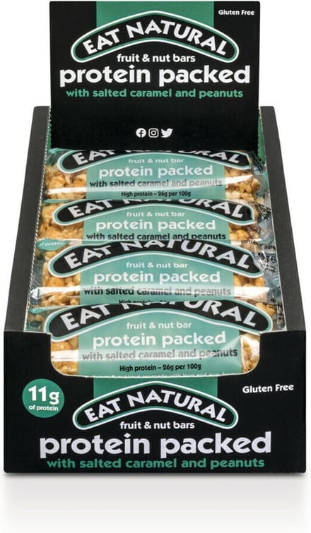 Eat natural Protein Peanuts Almond Caramel - 12 x 40 gr