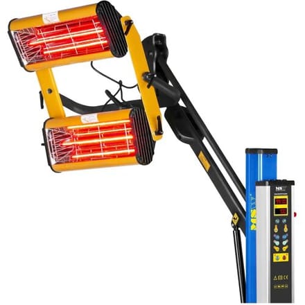 MSW Infrarood lakdroger - 2.200 W - 2 stralers - digitale display 10060342