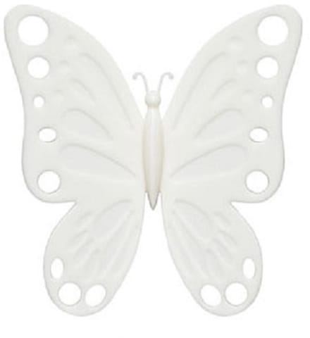 Balvi Sieradenhouder Volare Dames 8 X 7 Cm Abs Wit 6-delig