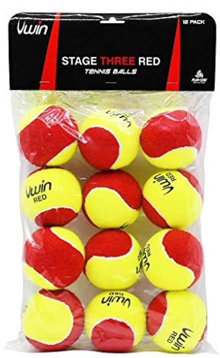 Tennis Ballen - Trainingsballen - Tennis Training - Stage Drie - 12 Stuks - Rood