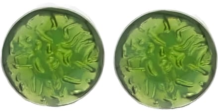 Behave - Oorsteker - Groen Epoxy - Rond 1 cm doorsnede