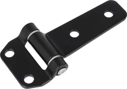 Scharnier - 140 x 63mm - Gegalvaniseerd - Zwart