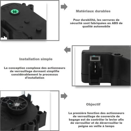 Dailygoody - Achterklep Slotactuator - Power Latch Lock - Eenvoudige
