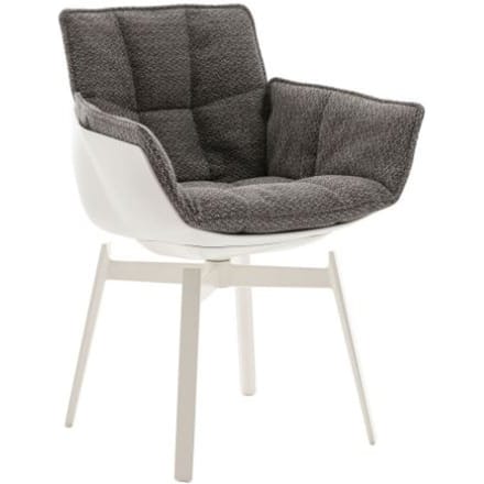 B&B Italia Husk Eetkamerstoel - Antille bruin/grijs