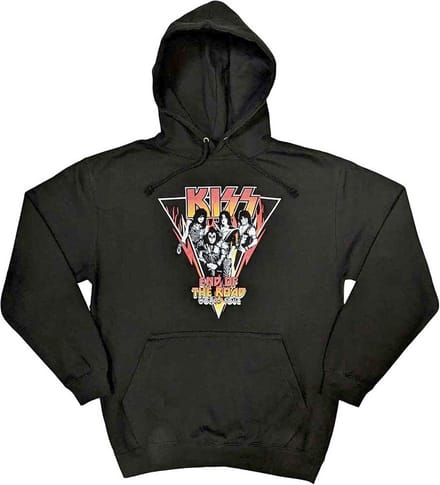 Kiss - Triangle Hoodie/trui - M - Zwart