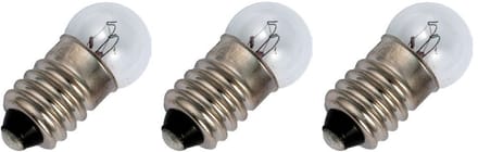 Signaallamp E10 24V 2.4W - 100 mAh - 3 stuks - G11 Gloeilamp Ø11mm - 24mm - 2500K - Dimbaar