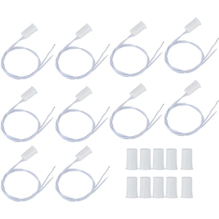 10 stuks Bedrade Deur Raam Sensor Magnetische Schakelaar voor Huis Alarmsysteem white