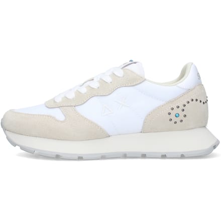 SUN68 Ally Studs - Dames Sneakers Schoenen Wit Z36205-01 , Maat: EU 37