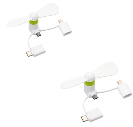 Allecto - Mobiele Telefoonventilator - Mini Ventilator - Draagbaar en