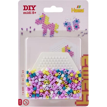 Hama strijkkralen roze mini set 450 delig