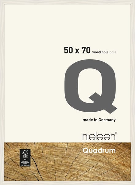 Nielsen Quadrum Houten Wissellijst White 50x70cm