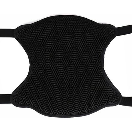 Motorfiets Koeler-Zitovertrek Universele Kussenbeschermer Zonnescherm Mat Mesh Zitting Zonnekussen black