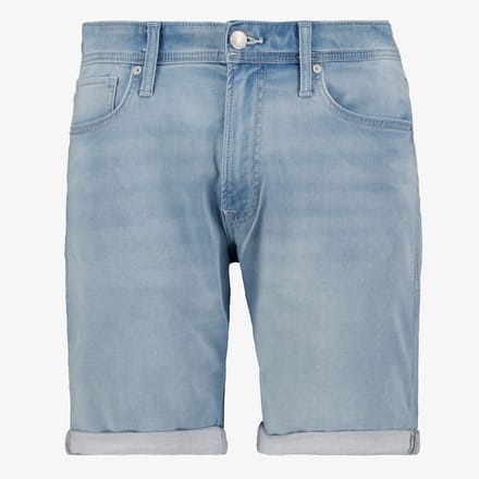 JJ REBEL heren denim short - Blauw - Maat S