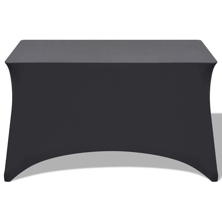 vidaXL - Tafelhoes - stretch - antraciet - 183x76x74 - cm - 2 - st