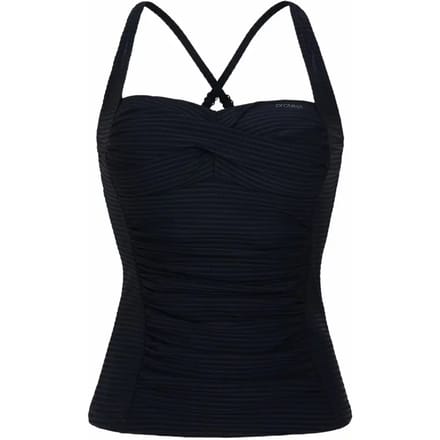 Protest MIXCamo – Tankini Dames – C-Cup – Vaste vulling – Verstelbare bandjes – Zwart