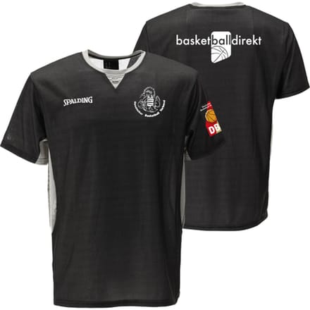 Spalding Hbv Offizielles Referee T-shirt Zwart