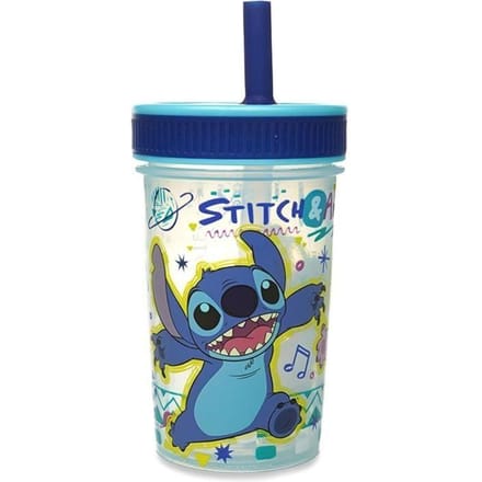 Gobelet a paille - THERMOBABY - LILO & STITCH - 420 ml - Anti-fuite - Sans BPA