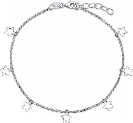 Fako Bijoux® - Enkelbandje - Enkelsieraad - Open Sterretjes