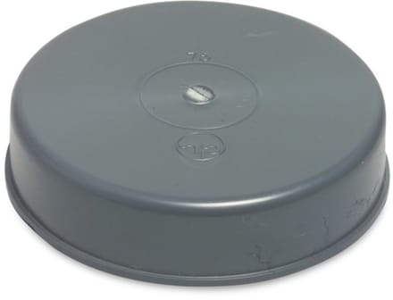 Eindkap PVC-U 32 mm – Lijmmof Grijs KOMO