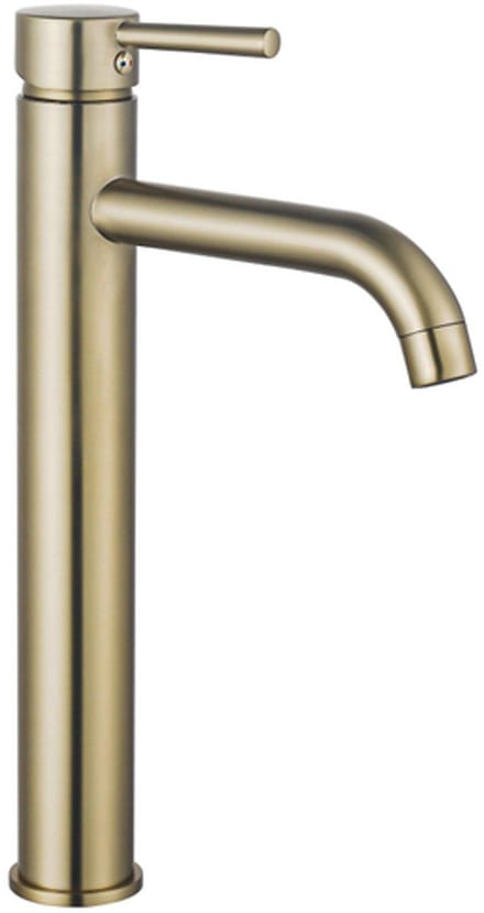 FugaFlow Eccelente Sobrado Badkamer Wastafelkraan - 33.9cm - verhoogd - opbouw - geborsteld messing PVD