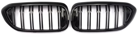 Voorbumper grille Deluxe - Voor BMW 5 Serie G30/G31 (2017-2018) - Gloss Black - Auto accessoires - Magisch Design