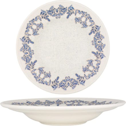 Rinart Pastabord - Valeria - Porselein - 27 cm (400cc) - set van 2