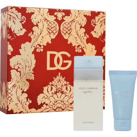 Dolce & Gabbana Light Blue EDT 50 ml + Body Cream 50 ml - Geschenkset Dames
