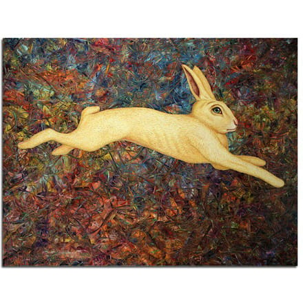 Lapin court 5D bricolage diamant peinture diamant broderie 20X30CM beige