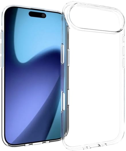 Lunso Geschikt voor iPhone 17 Air - TPU Backcover hoes - Transparant