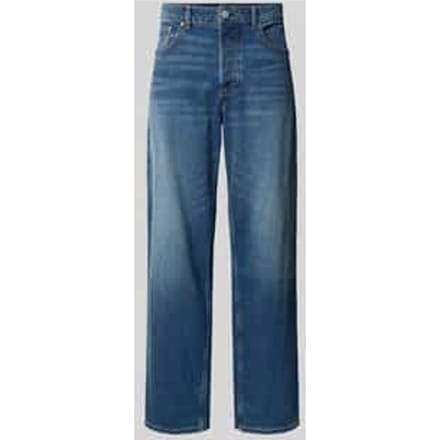 straight fit jeans van katoenmix