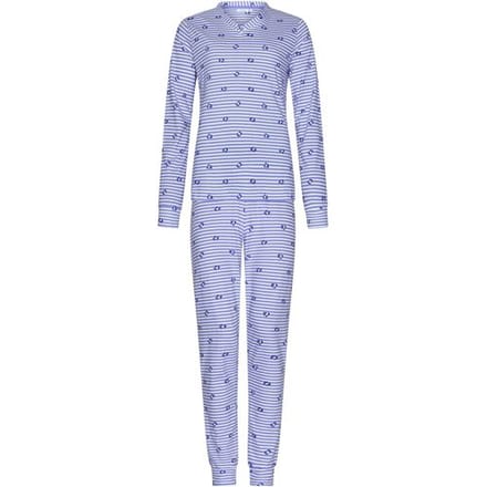 Rebelle - Leopard Lilac - Pyjama - Bio Katoen - Paars/Wit - Maat 48