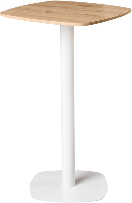 MORELLA - Statafel - Lichtbruin/Wit - 60 x 60 cm - MDF