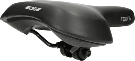 Fietszadel Edge Towny - Zwart - Memoryfoam
