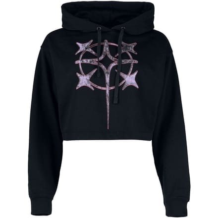 Outer Vision - Gothic Trui met capuchon - Magic Wand - L tot XL - voor Vrouwen - zwart