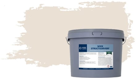 Wixx Structuurverf Mat - 10L - 10L - RAL 9001 | Crèmewit