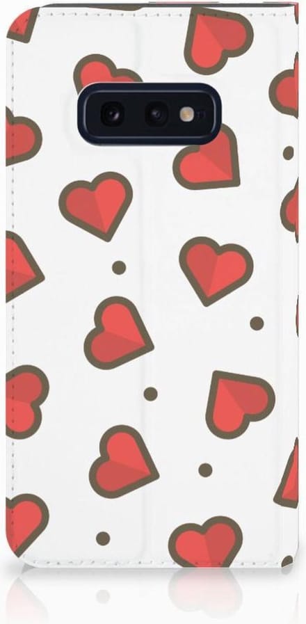 Samsung Galaxy S10e Hoesje met Magneet Hearts