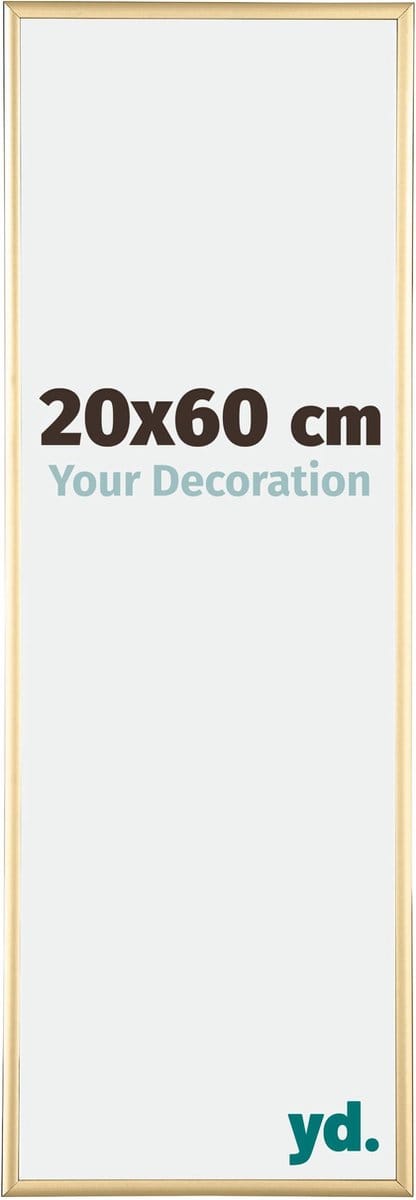 Your Decoration - Fotolijst 20x60 cm - Aluminium - Goud - Kent