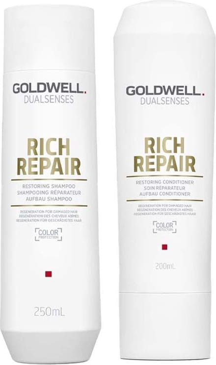 Goldwell Rich Repair Duo – Shampoo 250 ml + Conditioner 200 ml – Herstelpakket