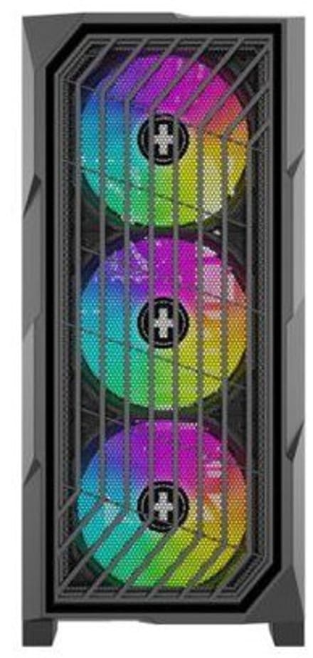 XILENCE – XG181 – Midi Tower pc-behuizing – 3 ARGB-fans – glasraam