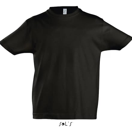 SOL'S Kids´ Imperial T-Shirt L190K - Deep Black - 10 years (130/140)