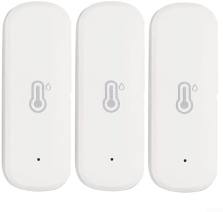 3-Pack WiFi Binnen Buiten Temperatuur Vochtigheid Sensor met App-meldingen