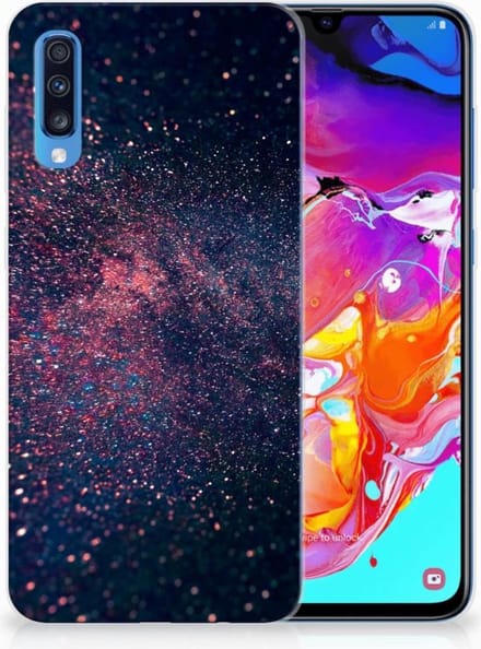 Samsung Galaxy A70 TPU Hoesje Stars
