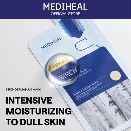 Mediheal Birch Dermaplus Mask 10 stuks+ WILLEKEURIG CADEAU white