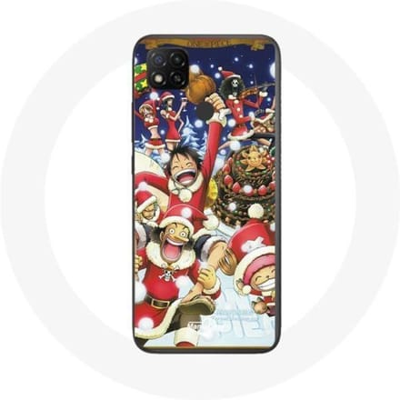 Coque pour Xiaomi Redmi 9C One Piece Christmas Day Anime Manga